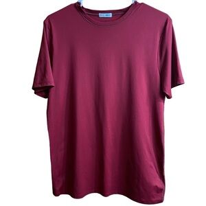 Marks & Spencer Red Short Sleeve Shirt Size Medium